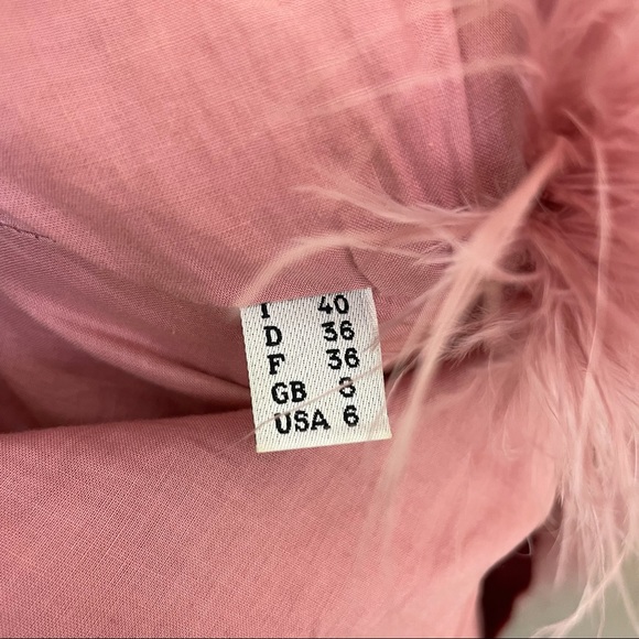Moschino Cheap and Chic Pink Feather Jacket - Picture 9 of 14